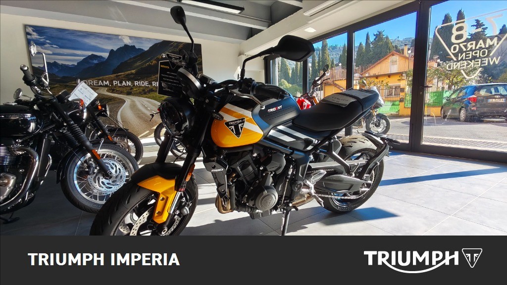 TRIUMPH Trident 660 Cosmic Yellow / Sapphire Black Abs