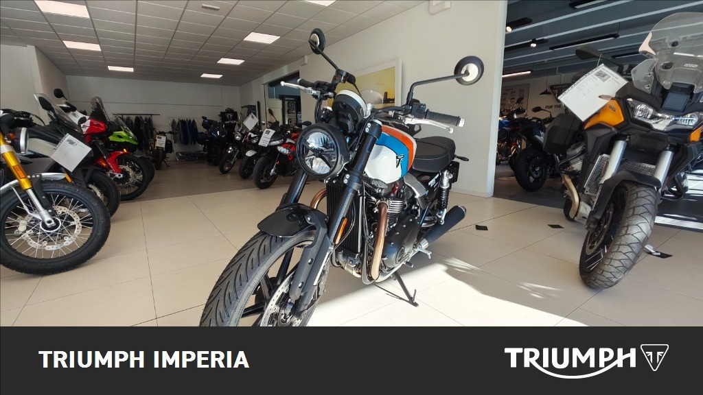 TRIUMPH Speed Twin 900 Pure White/Blue/Orange Abs