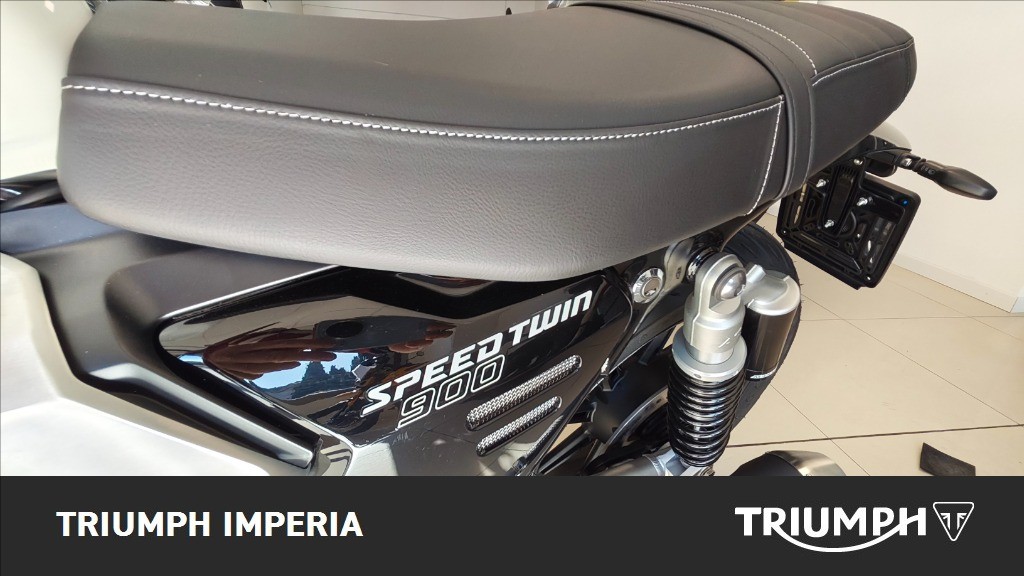 TRIUMPH Speed Twin 900 Pure White/Blue/Orange Abs